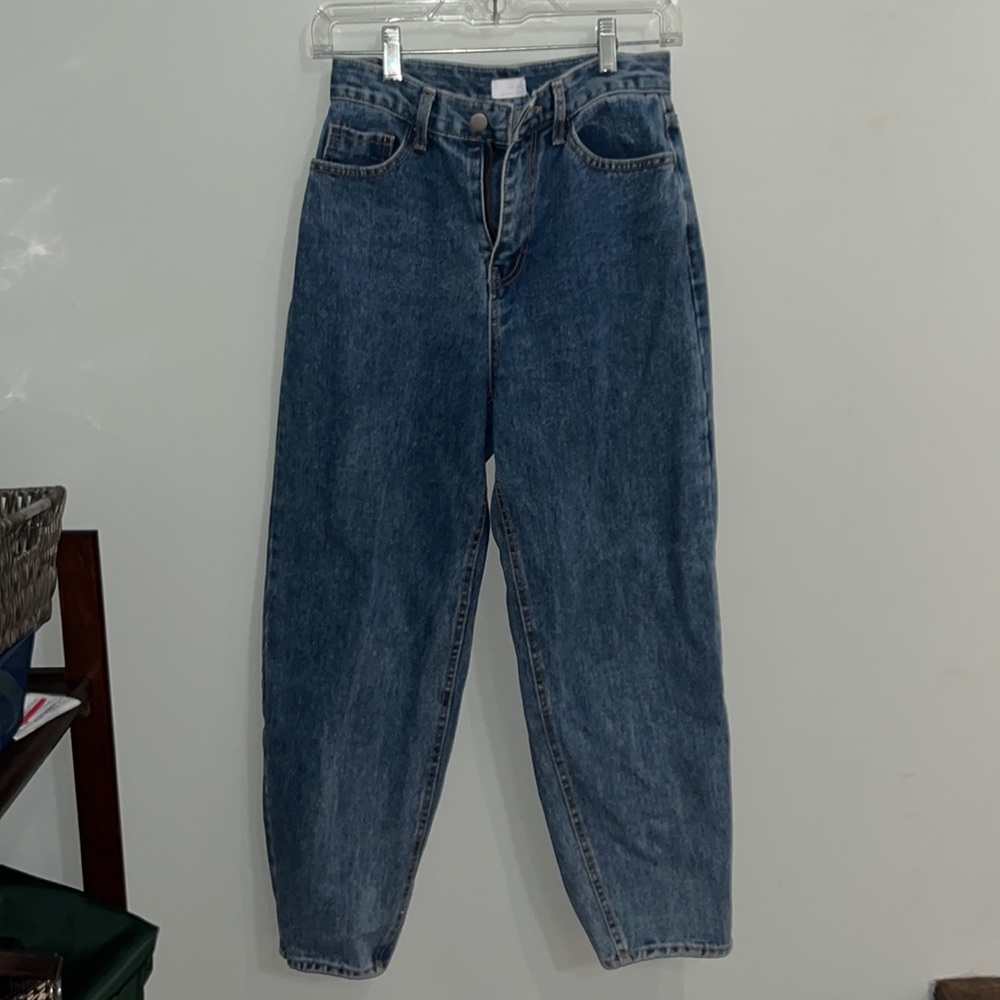 Oak and fort blue denim momjeans size small